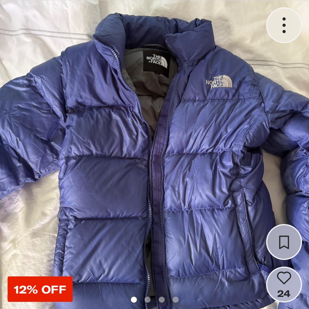 The North Face Blue Puffer Jacket